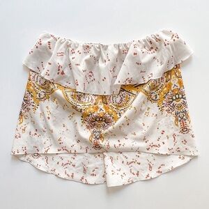 Free People Scarf Satin Top